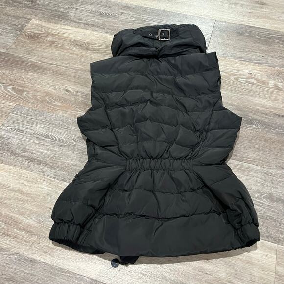 Moncler Black Puffer Vest Women Size Small - Picture 10 of 13